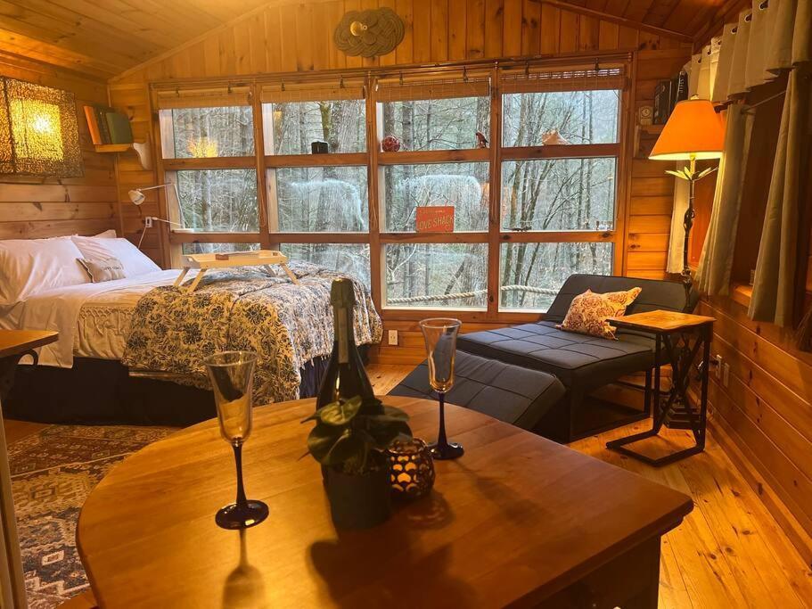 Private Mtn Love Shack W/ Fast Wifi, Bbq & View Franklin Exterior photo